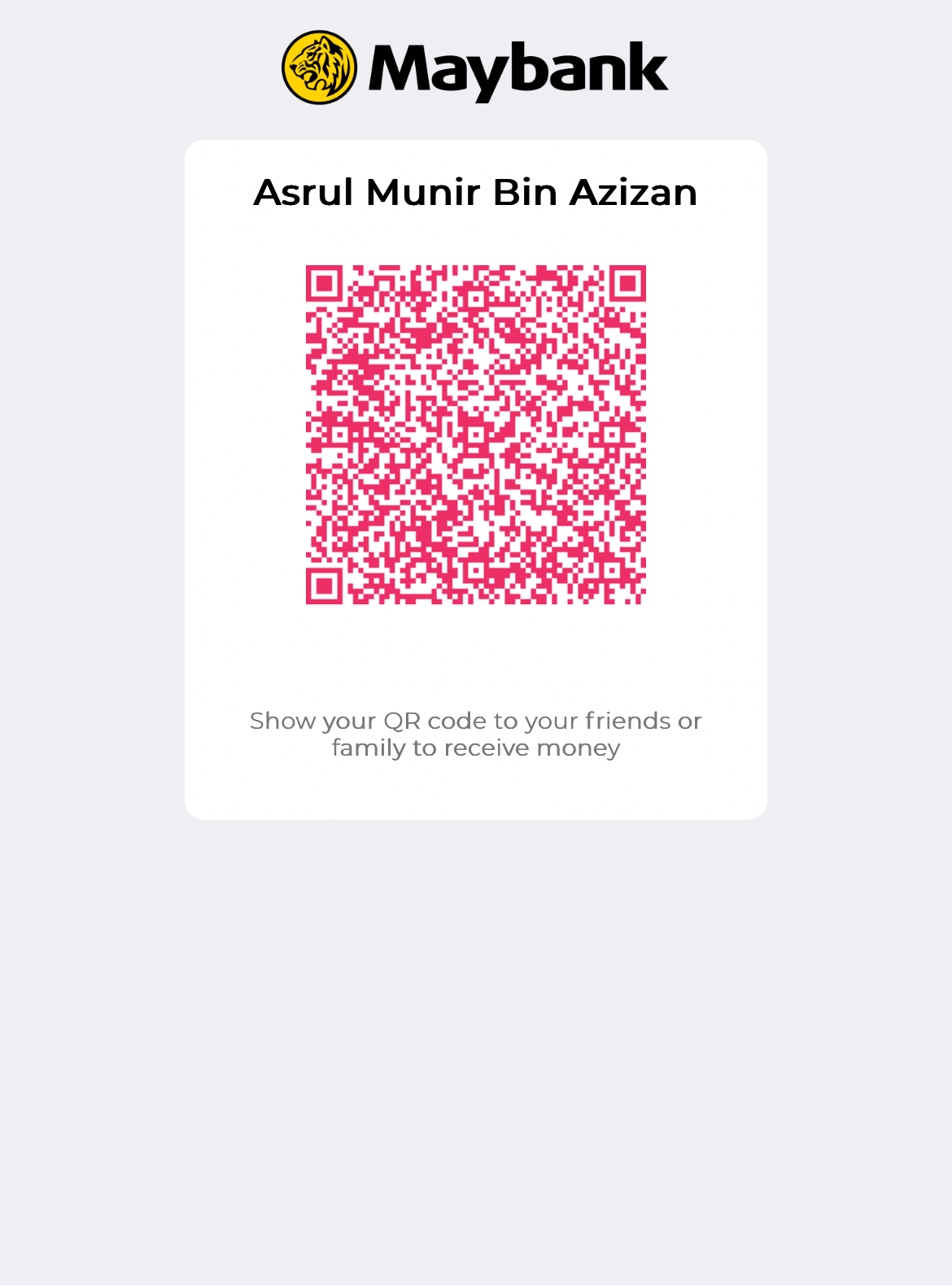 QR Code Maybank